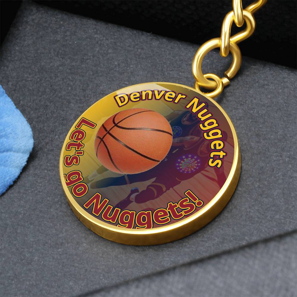 Let's go Nuggets! Keychain