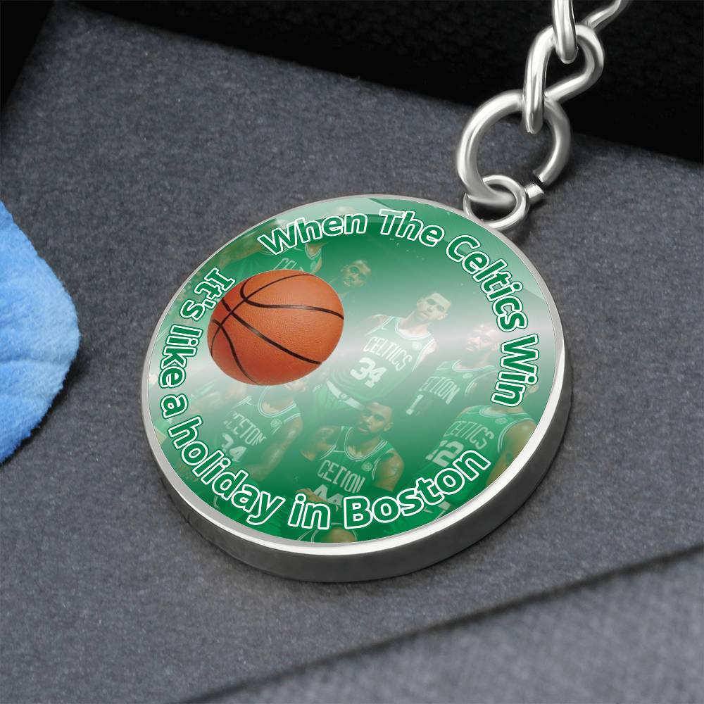 Celtics Keychain Silver