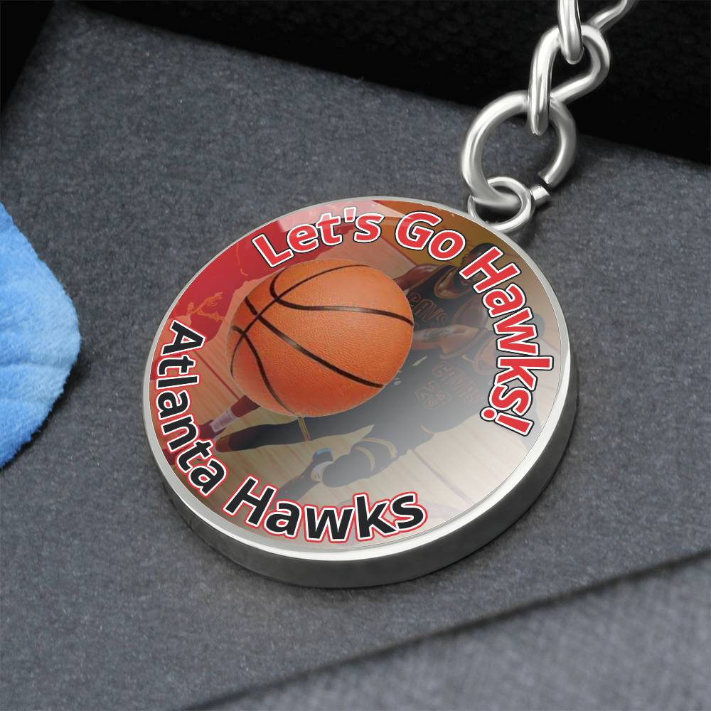 Let's Go Hawks! Keychain