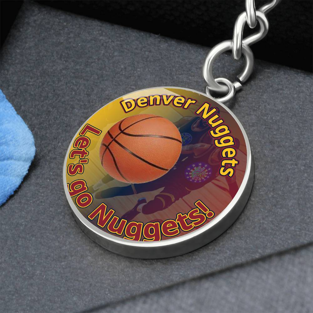 Let's go Nuggets! Keychain