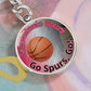 Go Spurs, Go! Keychain