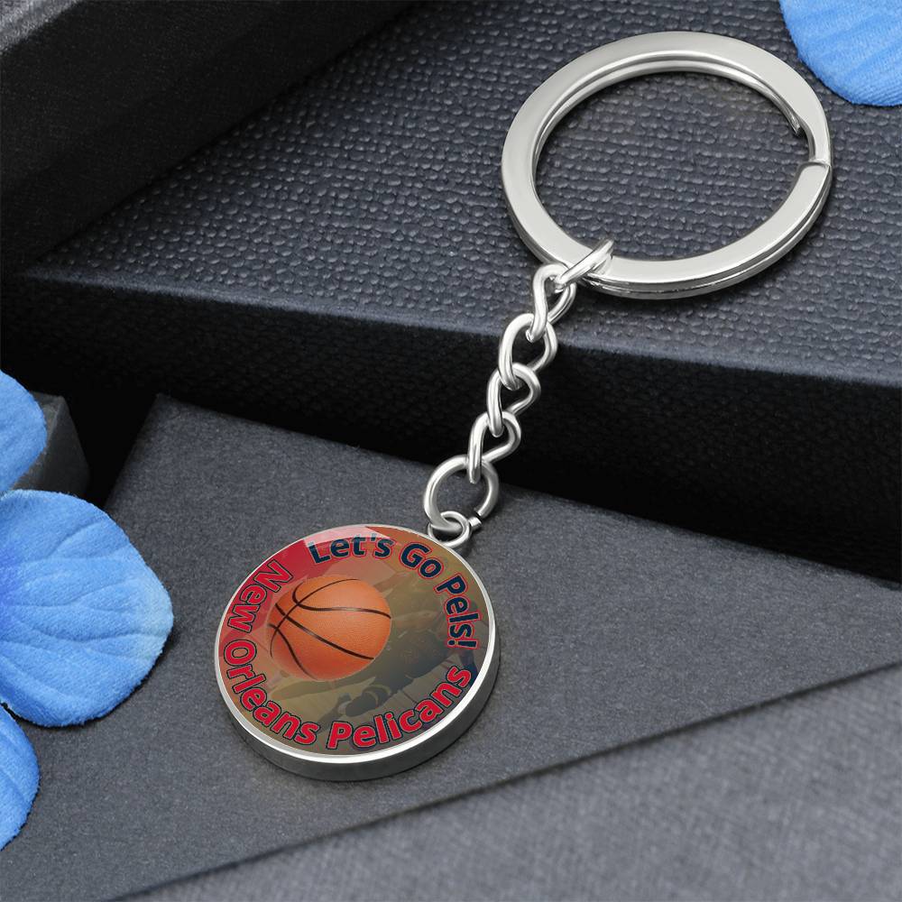 Let's Go Pels! Keychain