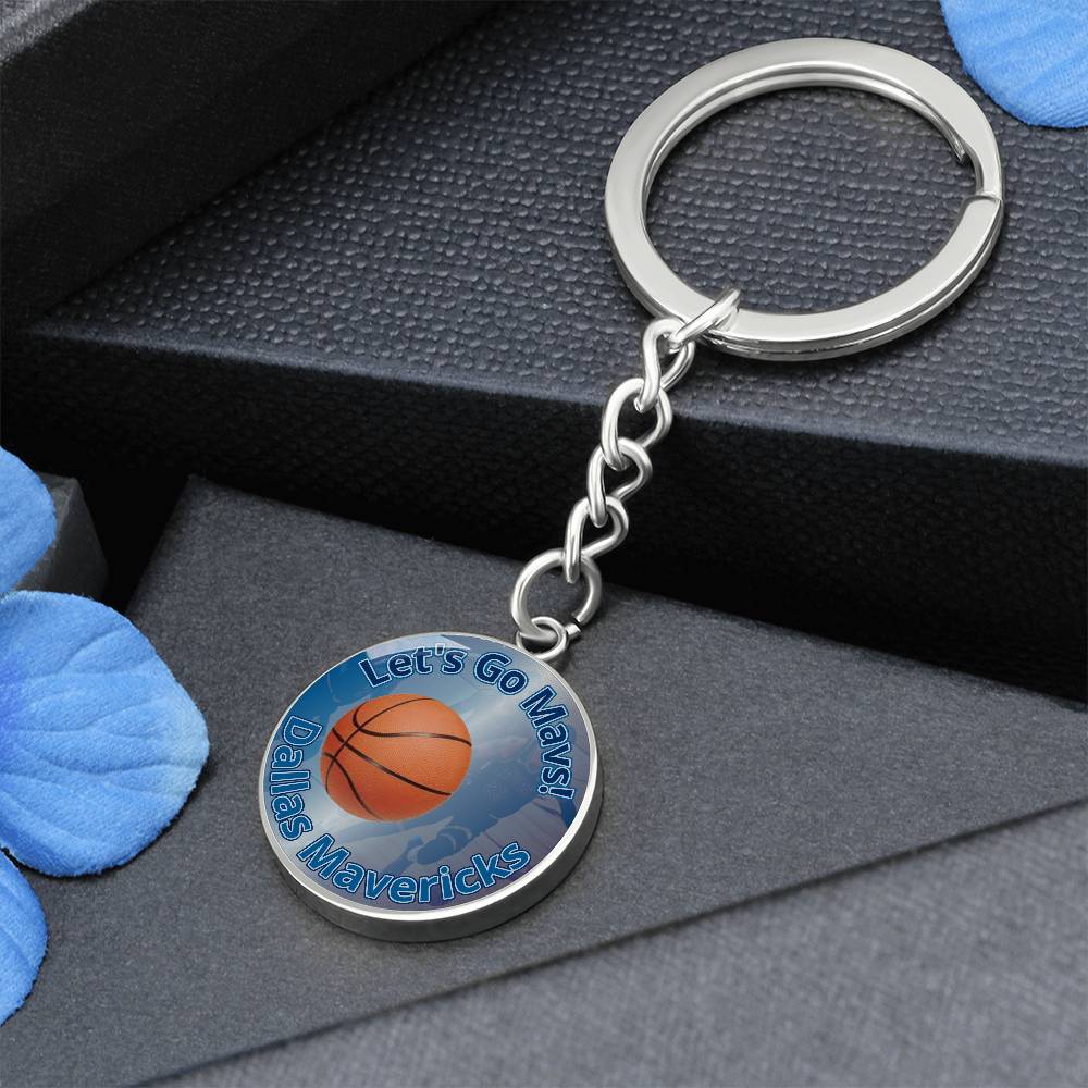 Let's Go Mavs! Keychain