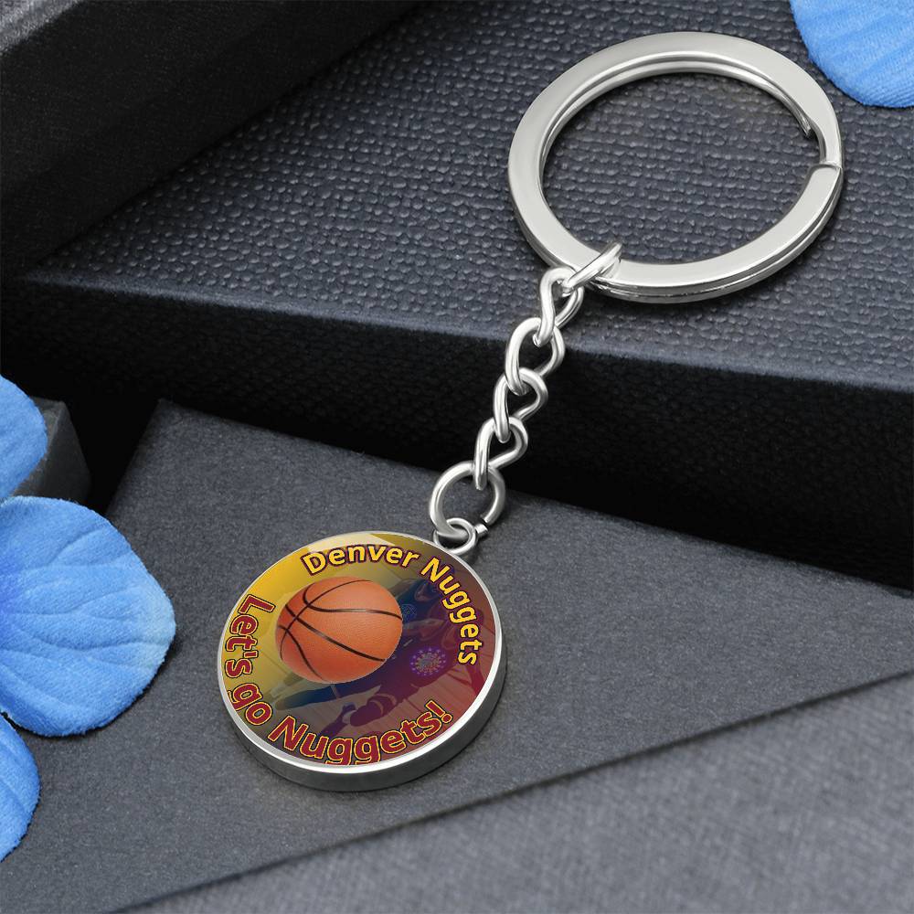 Let's go Nuggets! Keychain