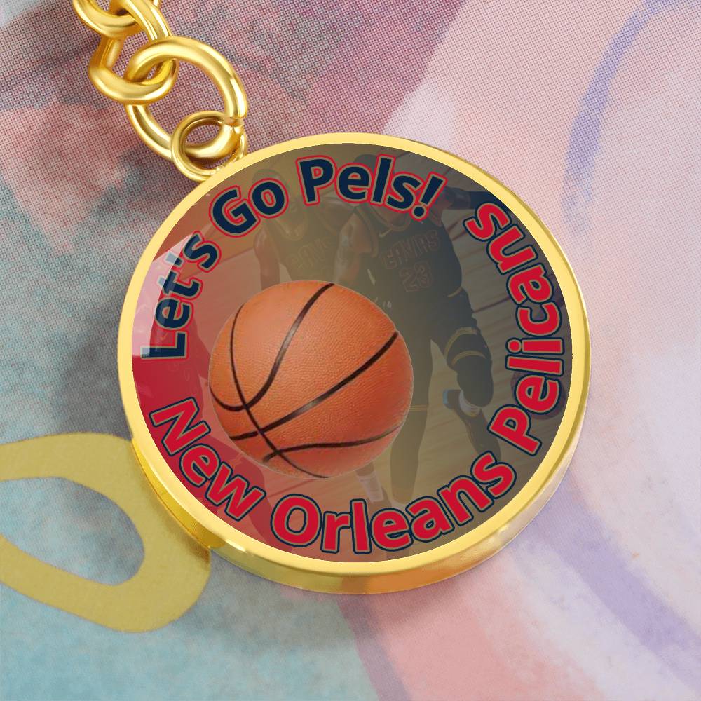 Let's Go Pels! Keychain