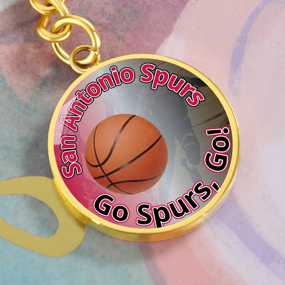 Go Spurs, Go! Keychain