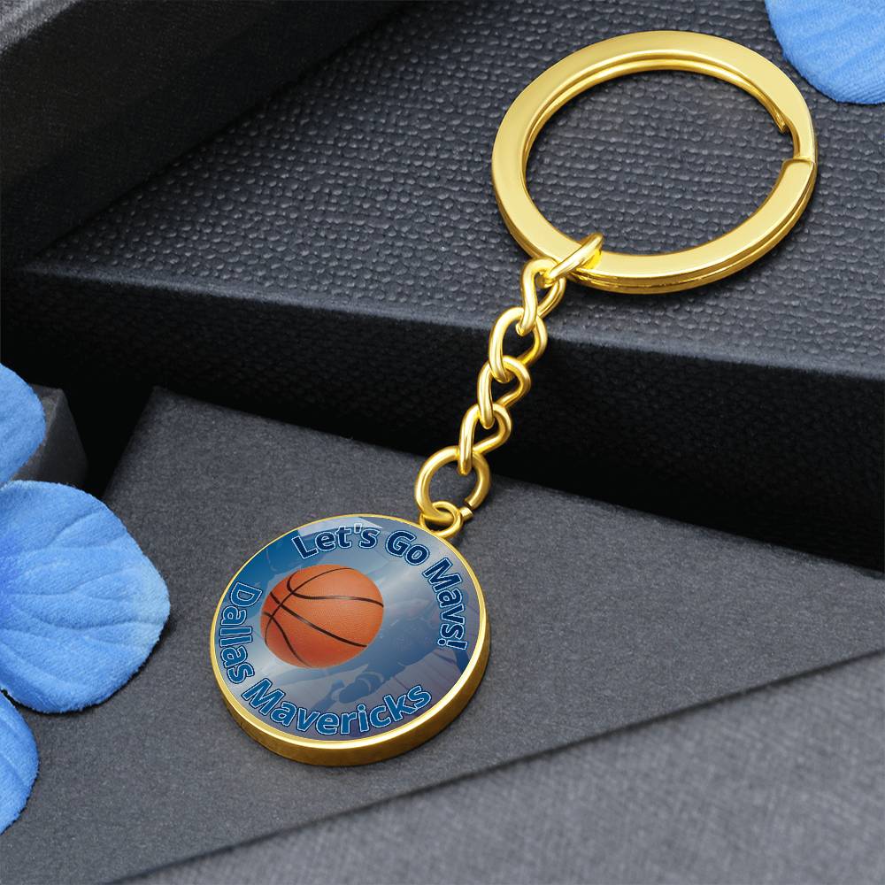 Let's Go Mavs! Keychain