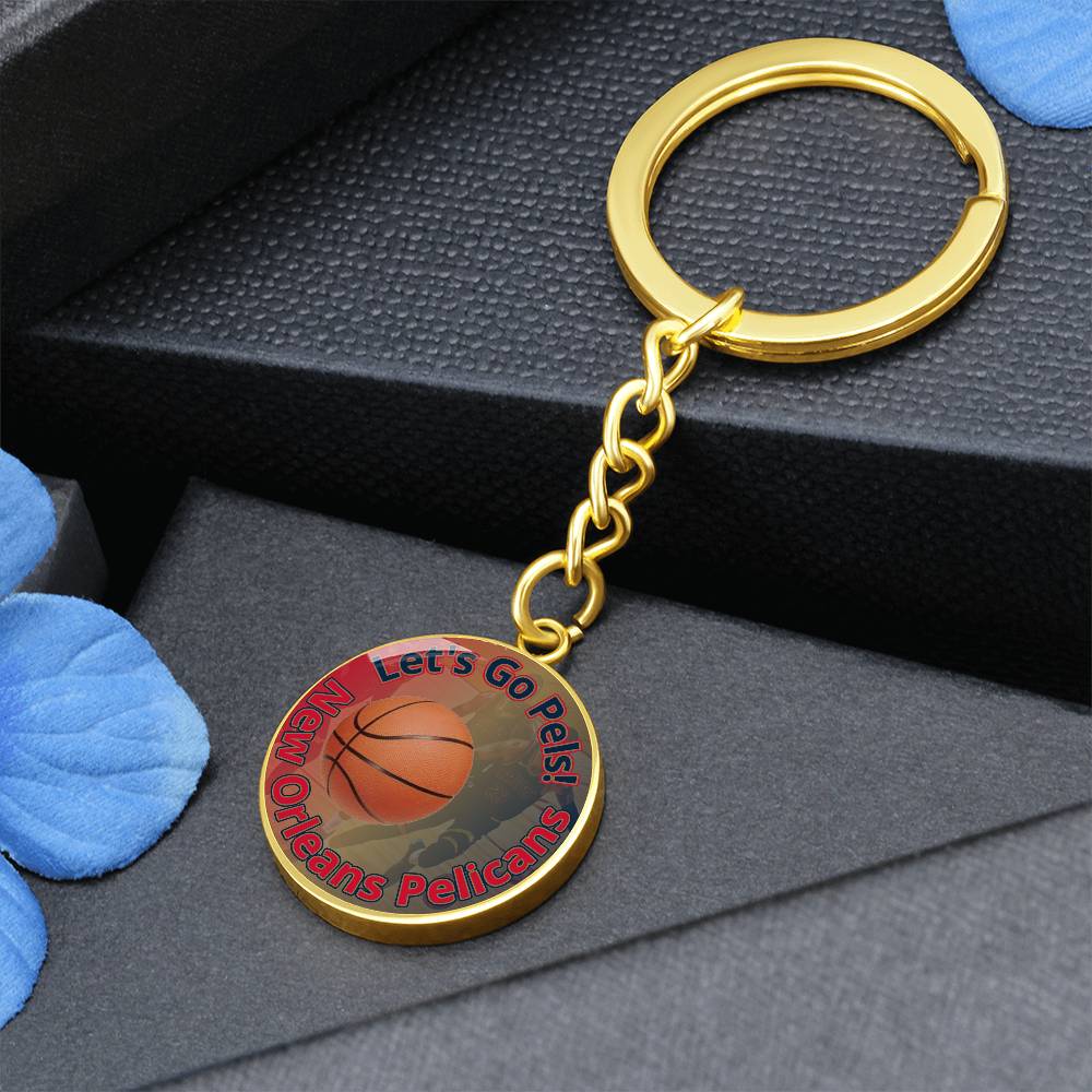 Let's Go Pels! Keychain