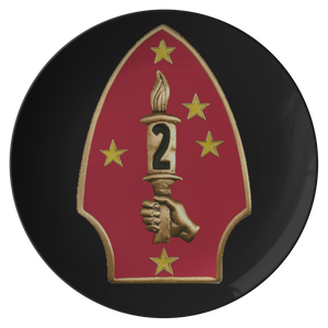 2nd Division Plate - Black
