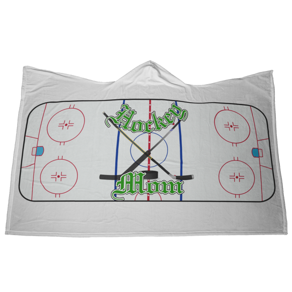 Hockey MOM HOODED BLANKET [UNIQUE, LIMITED EDITION]
