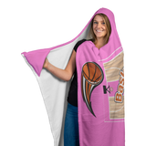 Basketball Mom Hooded Blanket - Pink [Unique, Limited Edition]
