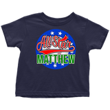 MATTHEW ALL STAR TODDLER T-SHIRT FOR MATTHEW