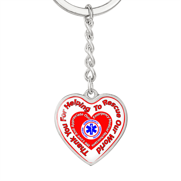 EMT HERO'S KEYCHAIN [LIMITED RED EDITION]