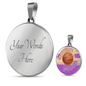 BASKETBALL MOM LUXURY NECKLACE - PURPLE [UNIQUE, LIMITED EDITION]