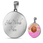 BASKETBALL MOM LUXURY NECKLACE - PINK [UNIQUE, LIMITED EDITION]