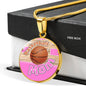 BASKETBALL MOM LUXURY NECKLACE - PINK [UNIQUE, LIMITED EDITION]