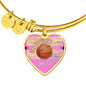 BASKETBALL MOM Adjustable Luxury Bangle - Pink [UNIQUE, LIMITED EDITION]