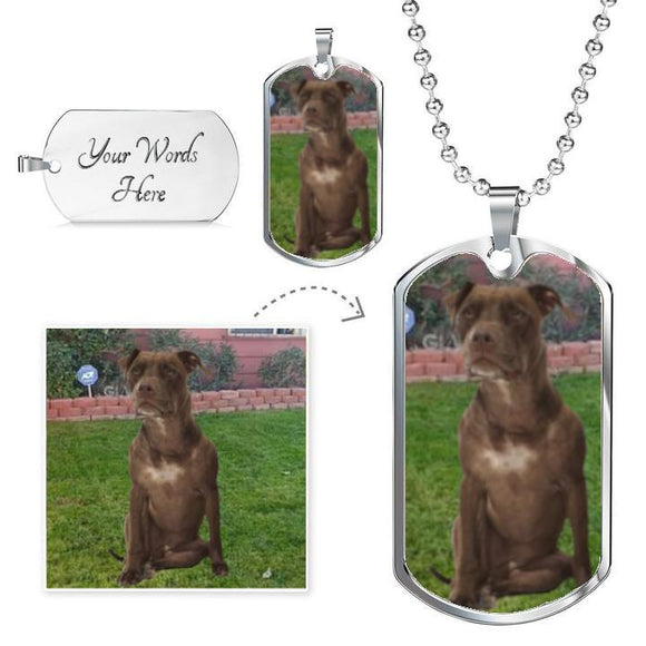 Pit Bull Dog Tags [You Personalize]