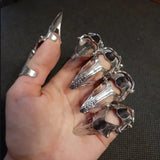 Metal Full Finger Claw Rings