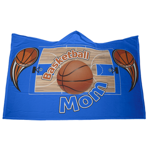 BASKETBALL MOM HOODED BLANKET - Blue [UNIQUE, LIMITED EDITION]