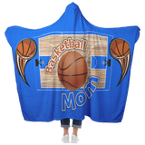 BASKETBALL MOM HOODED BLANKET - Blue [UNIQUE, LIMITED EDITION]