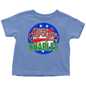 CHARLES ALL STAR TODDLER T-SHIRT FOR CHARLES